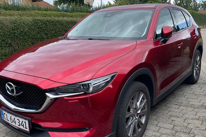 Rød Mazda CX-5 fra 2019
