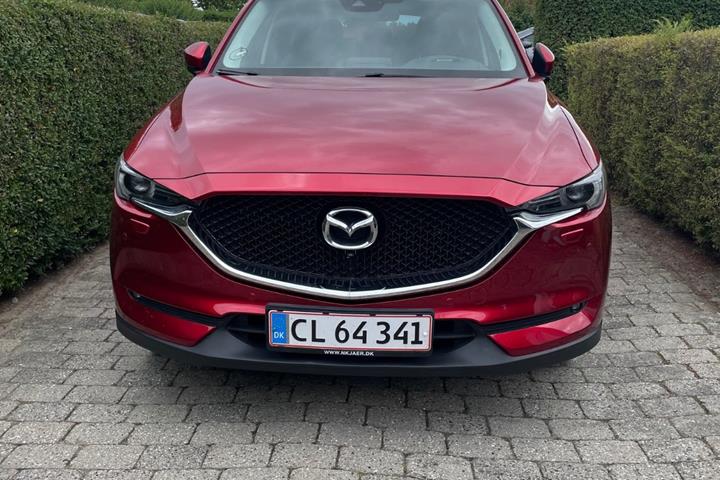 Rød Mazda CX-5 fra 2019