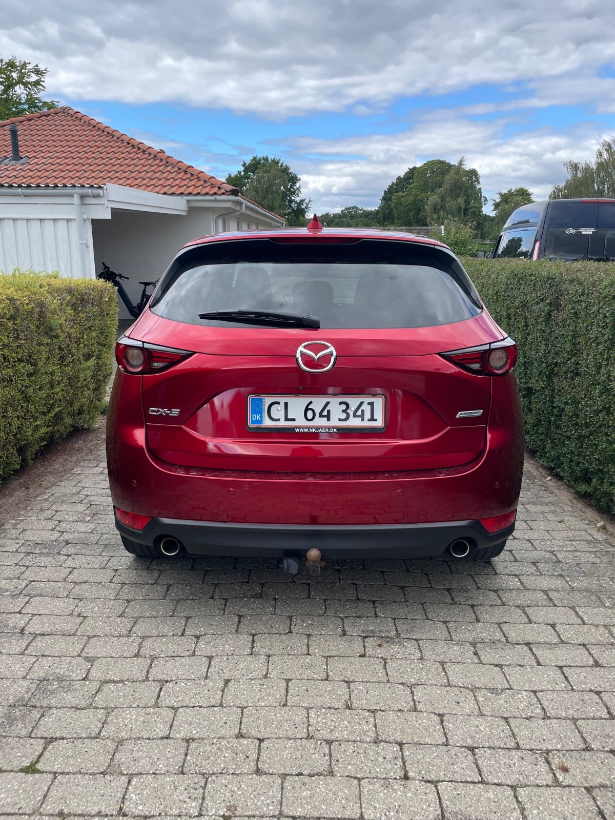 Rød Mazda CX-5 fra 2019