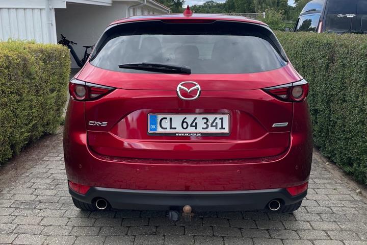 Rød Mazda CX-5 fra 2019