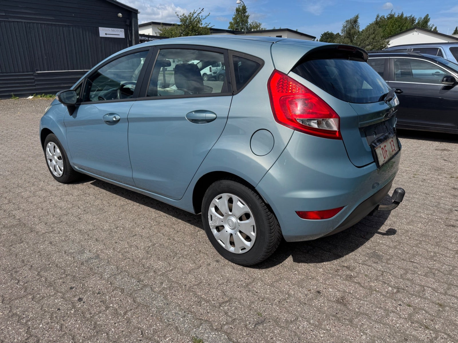 Grøn Ford Fiesta fra 2009