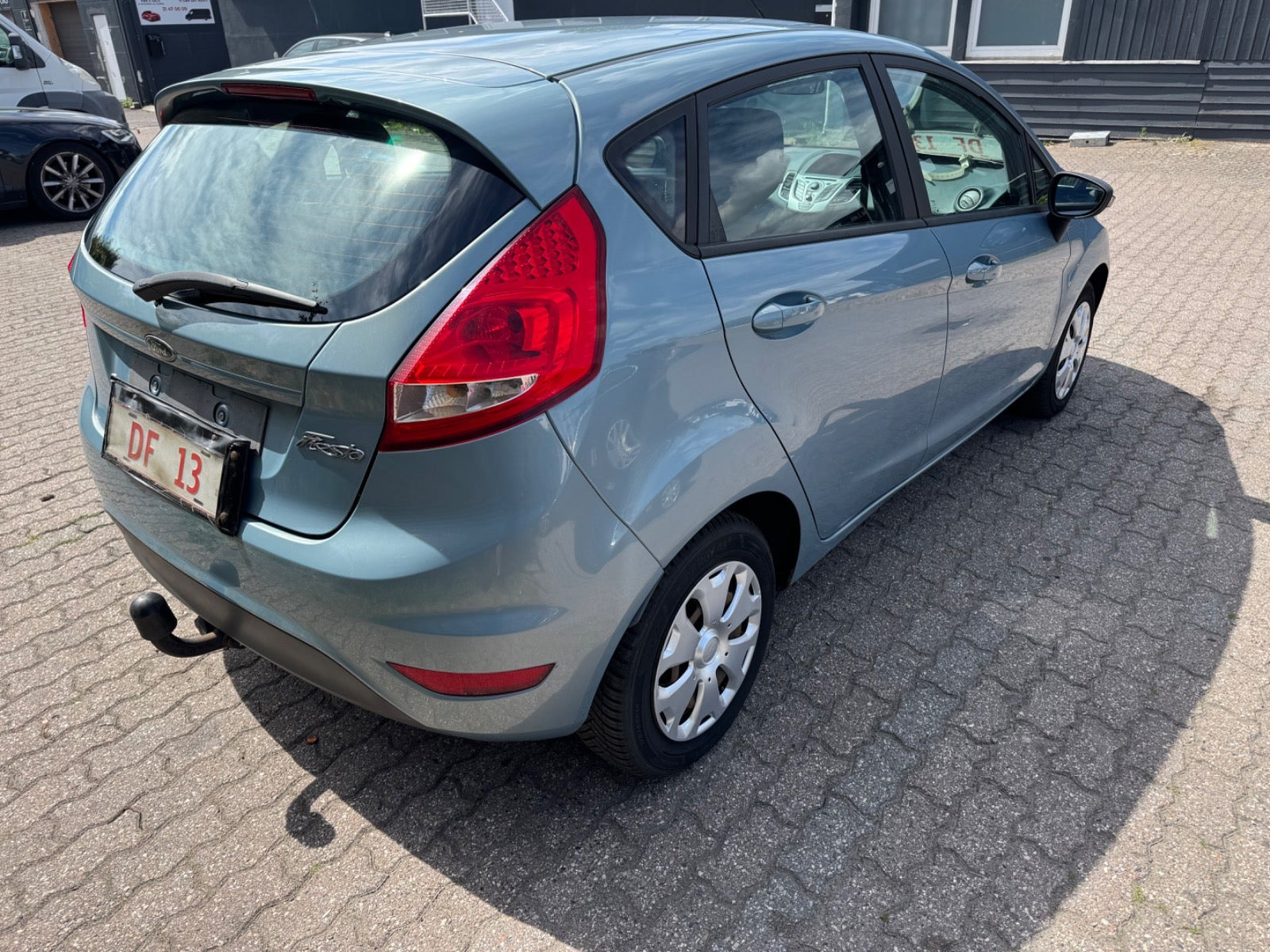 Grøn Ford Fiesta fra 2009