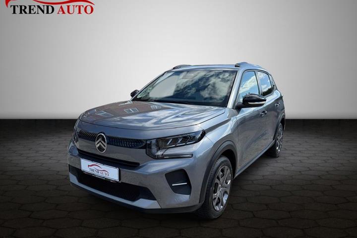 Grå Citroën ë-C3 fra 2025 set udefra