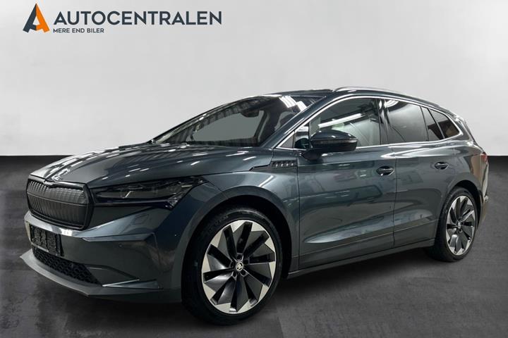 Grå Skoda Enyaq fra 2021