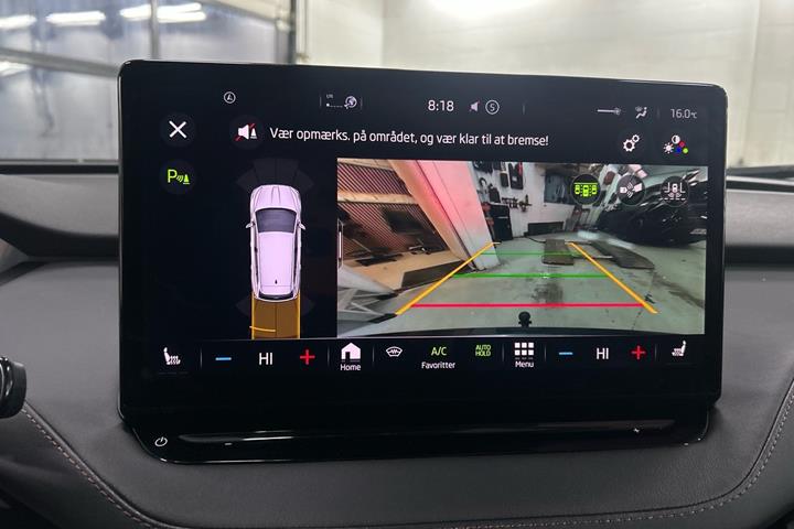 Grå Skoda Enyaq fra 2021