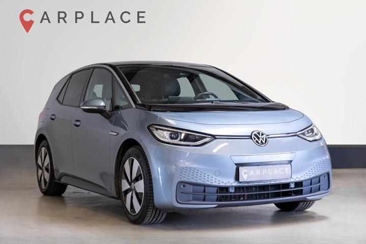 Blå VW ID.3 fra 2021