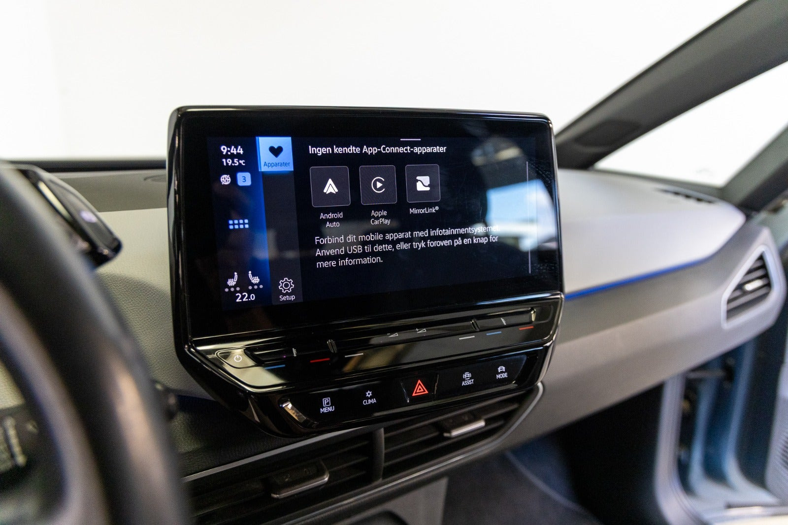 Blå VW ID.3 fra 2021