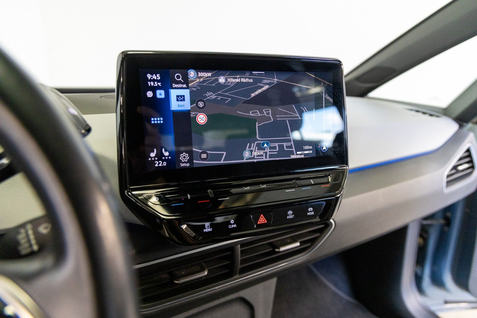 Blå VW ID.3 fra 2021