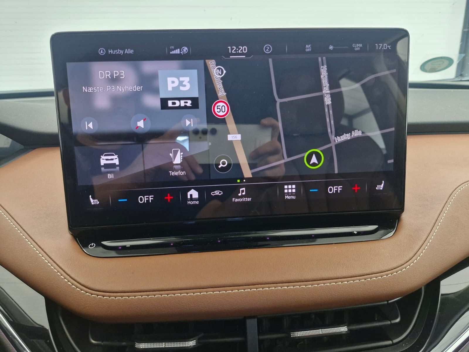 Sort Skoda Enyaq fra 2021