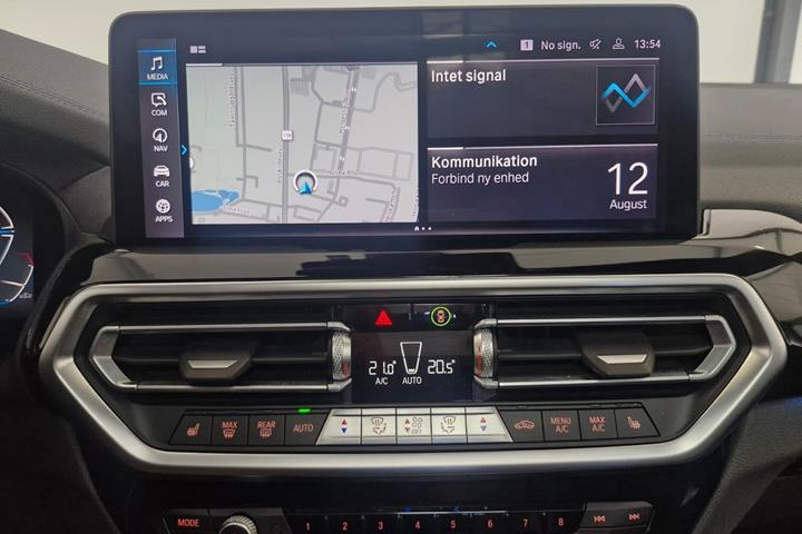 Blå BMW iX3 fra 2022