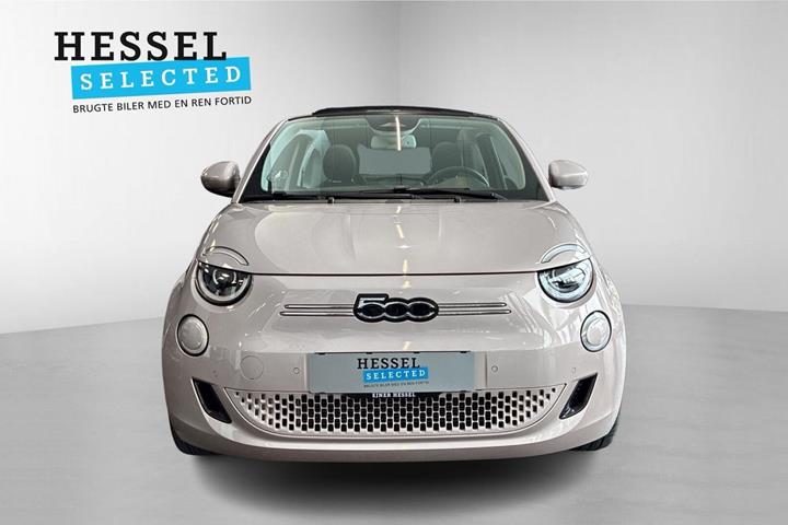 Gul Fiat 500e fra 2024