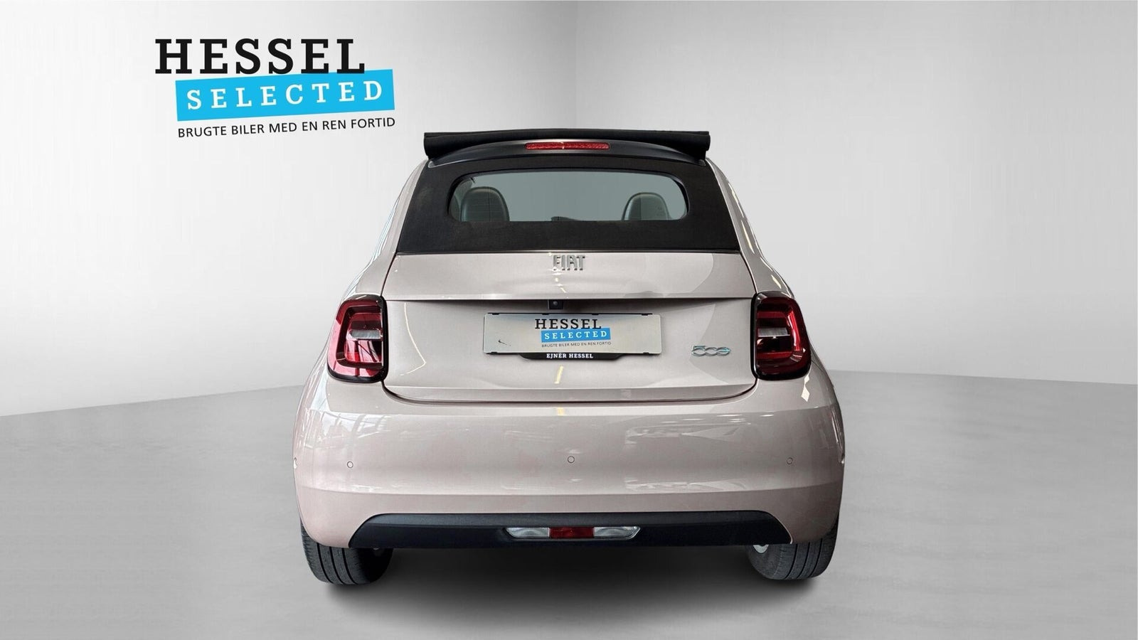 Gul Fiat 500e fra 2024