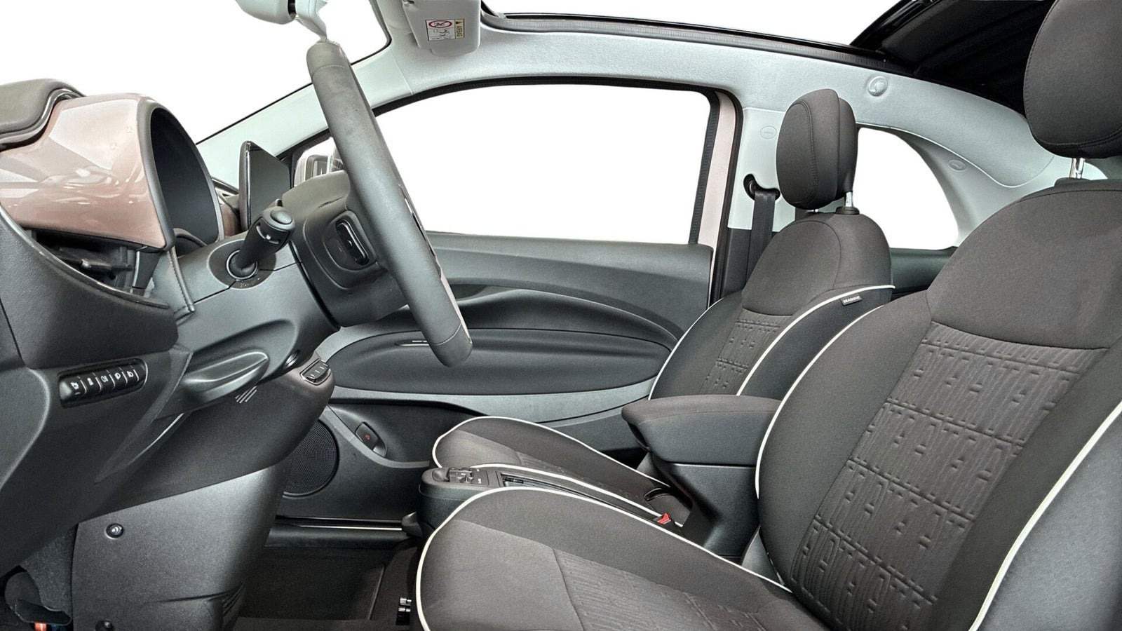 Gul Fiat 500e fra 2024