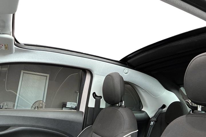 Gul Fiat 500e fra 2024