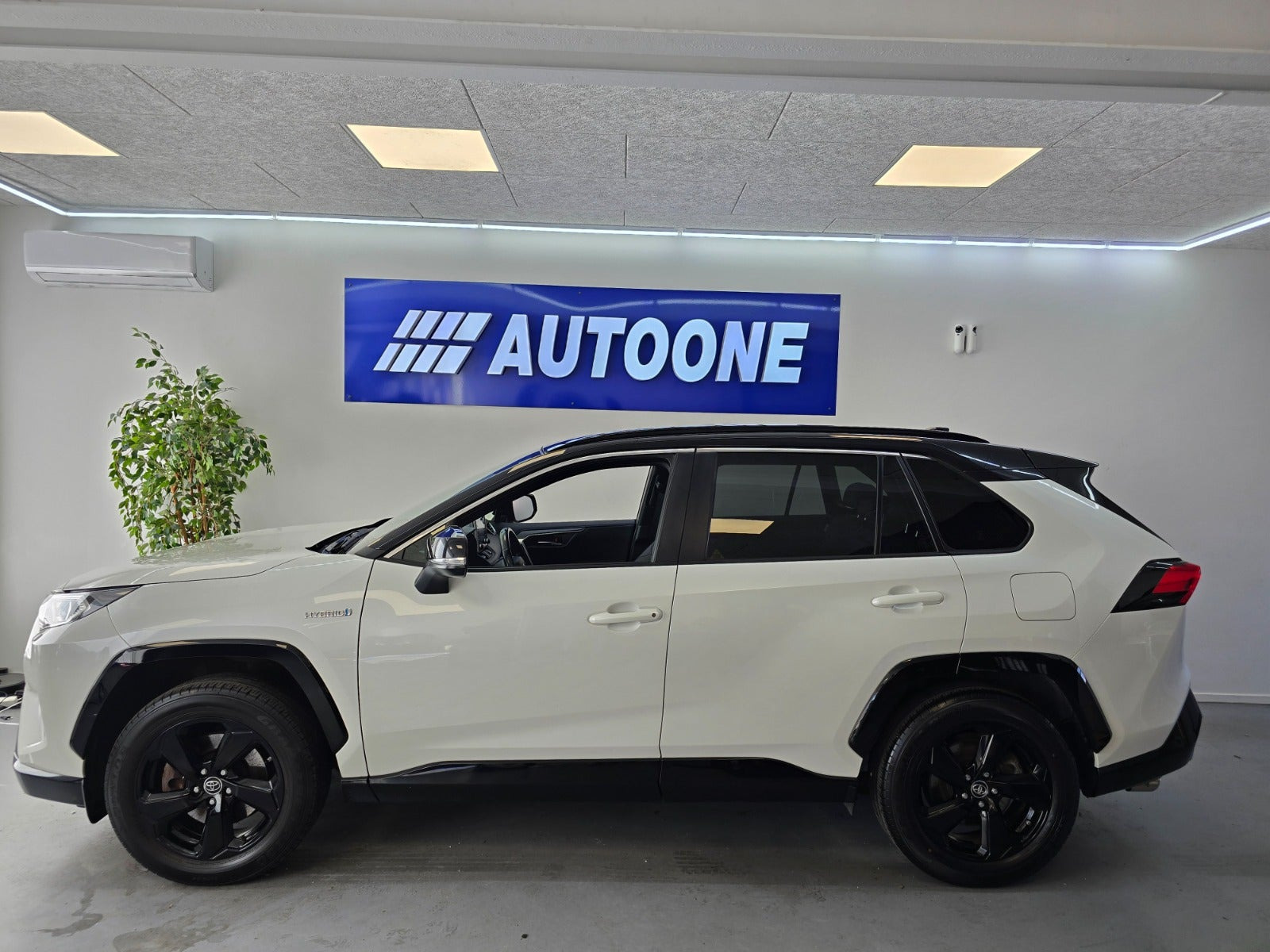 Hvid Toyota RAV4 fra 2019