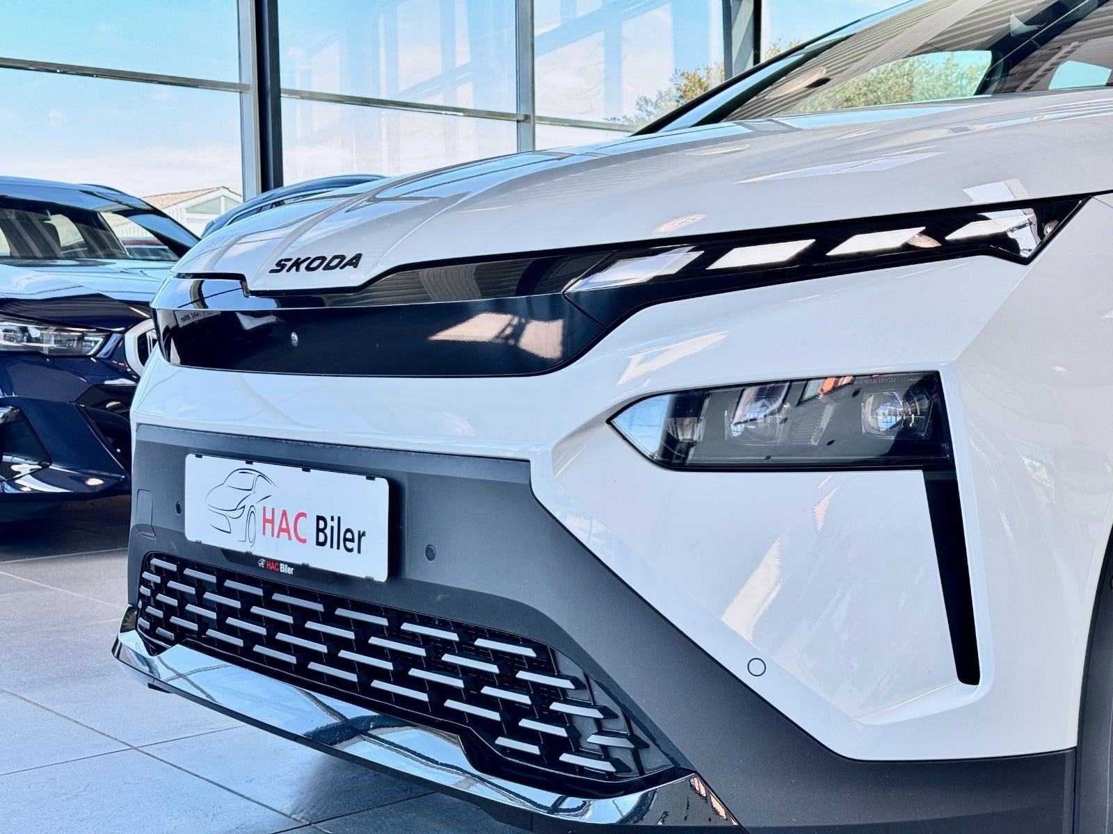 Hvid Skoda Elroq fra 2025