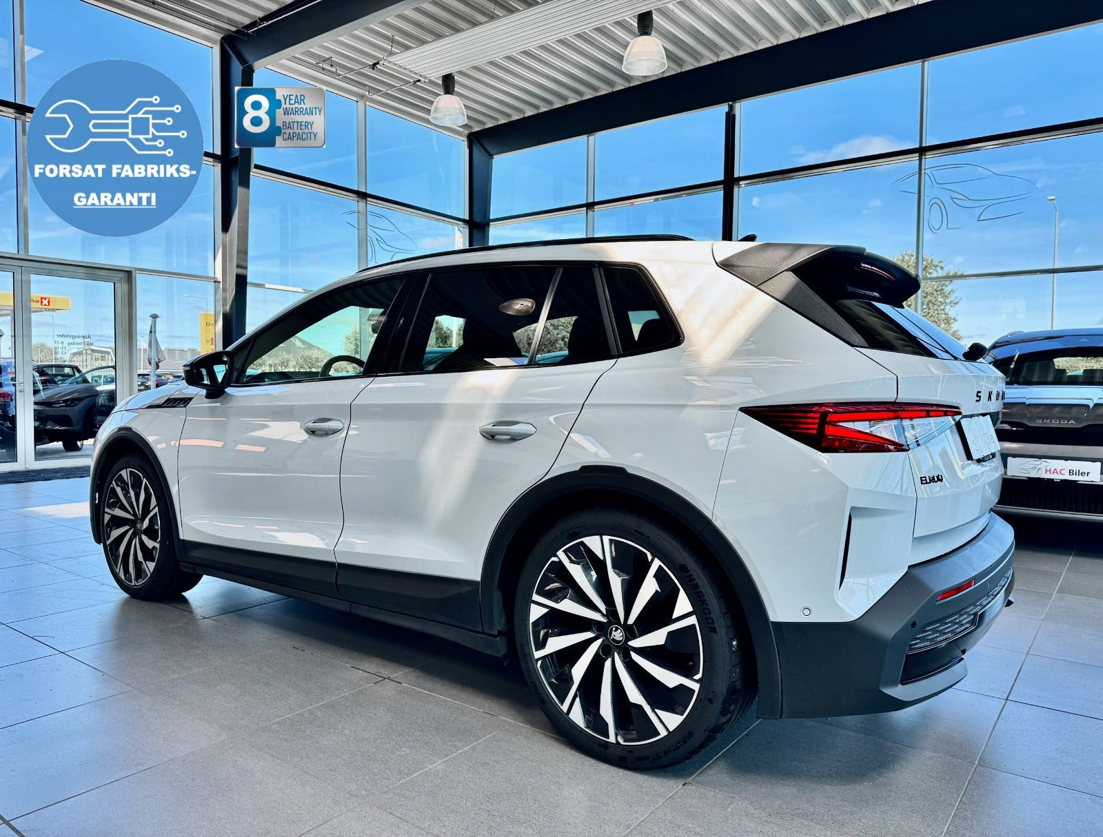 Hvid Skoda Elroq fra 2025