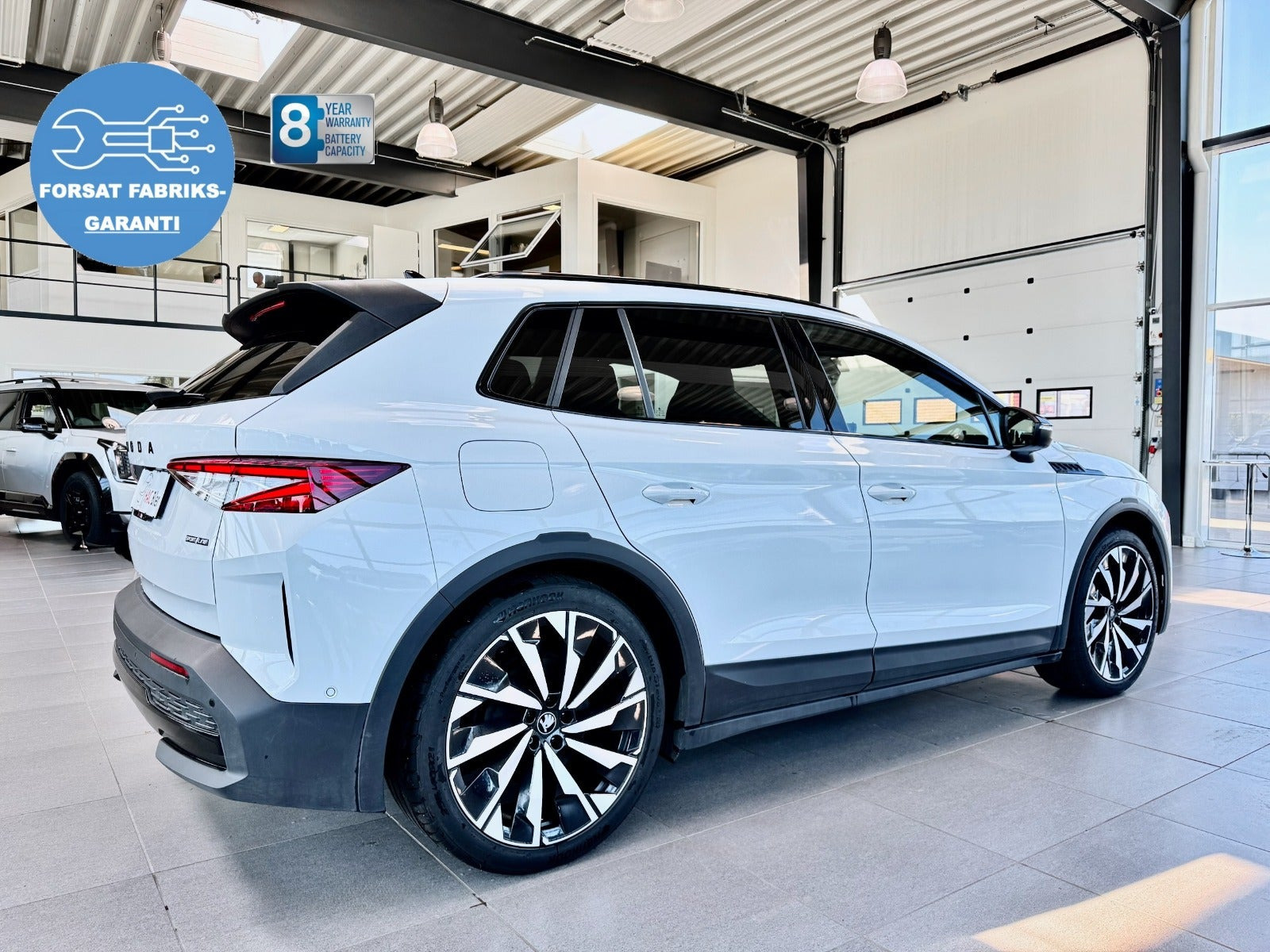 Hvid Skoda Elroq fra 2025