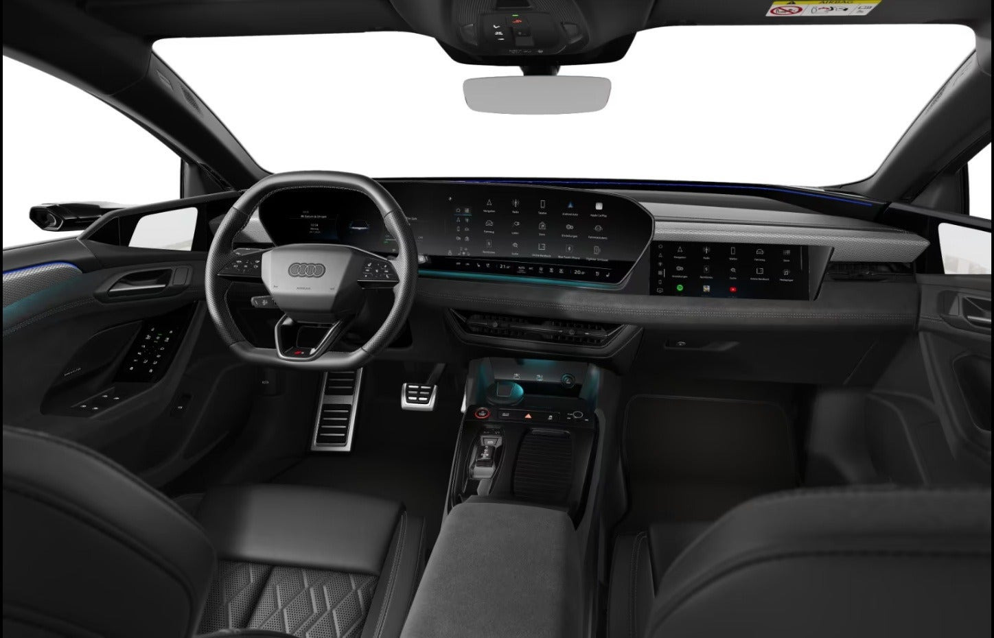 Grå Audi S6 e-tron fra 2025