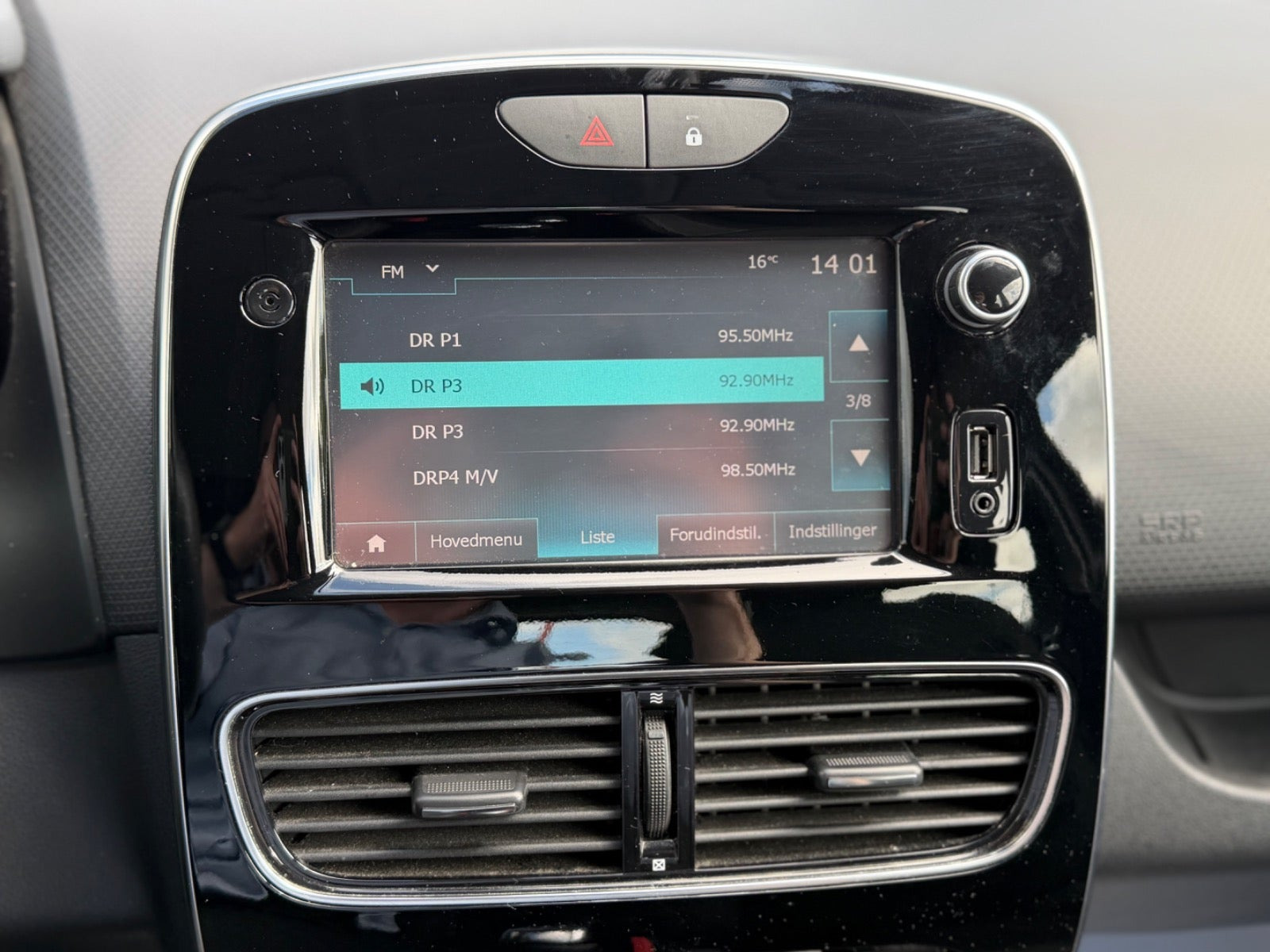Sort Renault Clio IV fra 2016