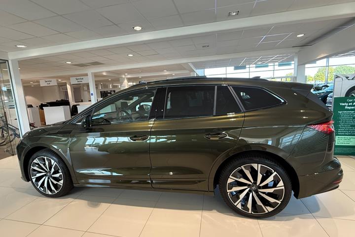 Grøn Skoda Enyaq fra 2027