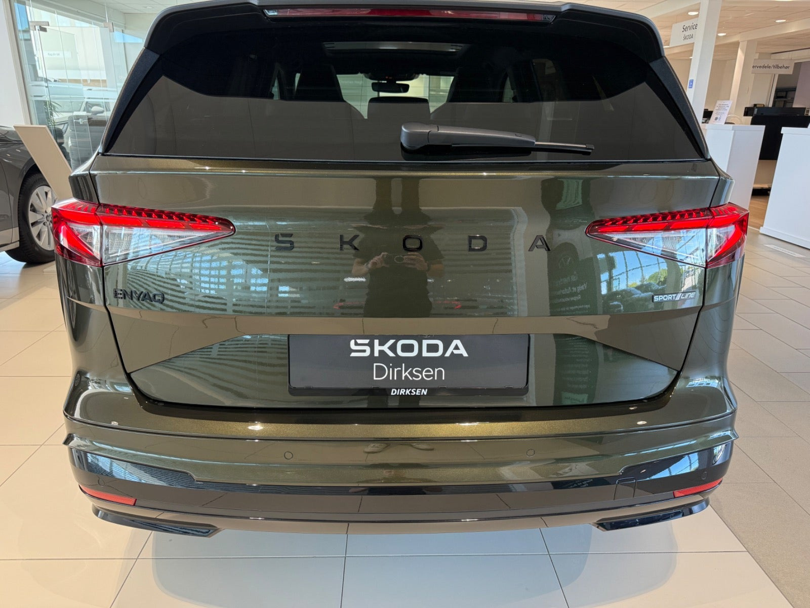Grøn Skoda Enyaq fra 2027