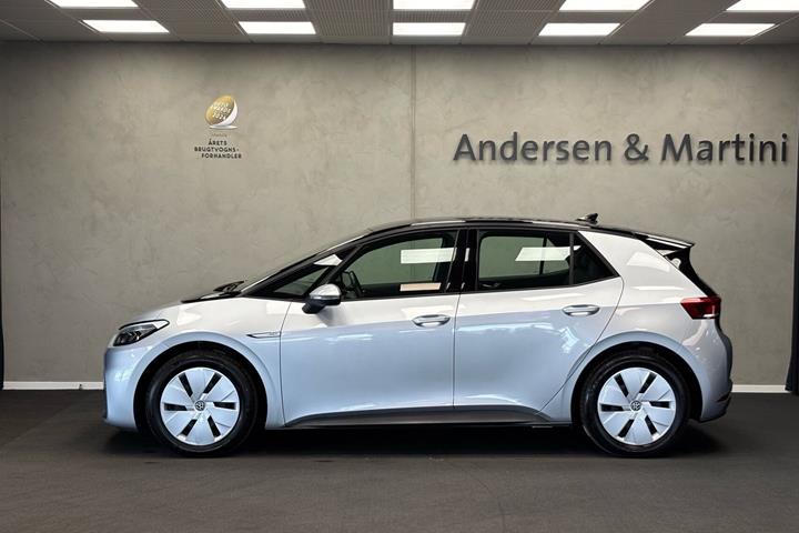 Sølv VW ID.3 fra 2021