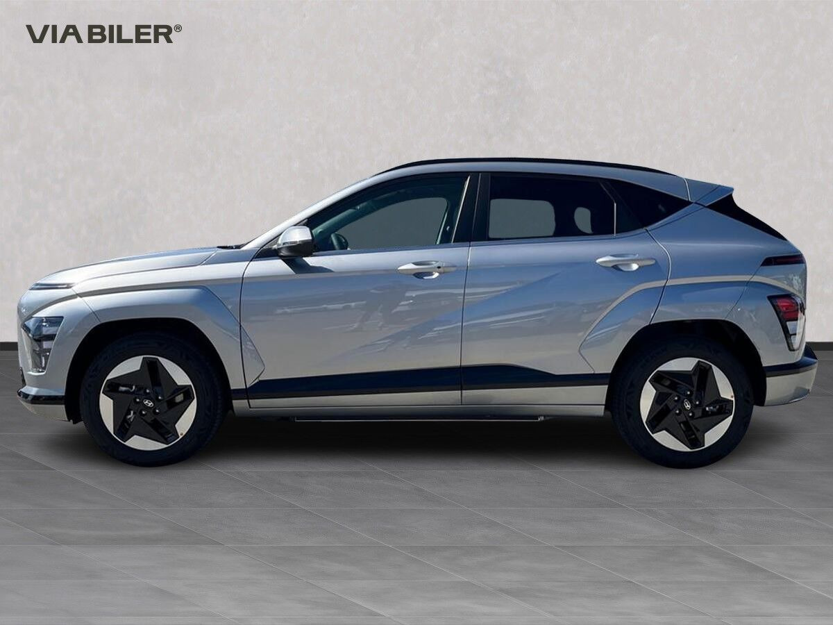 Sølv Hyundai Kona fra 2026