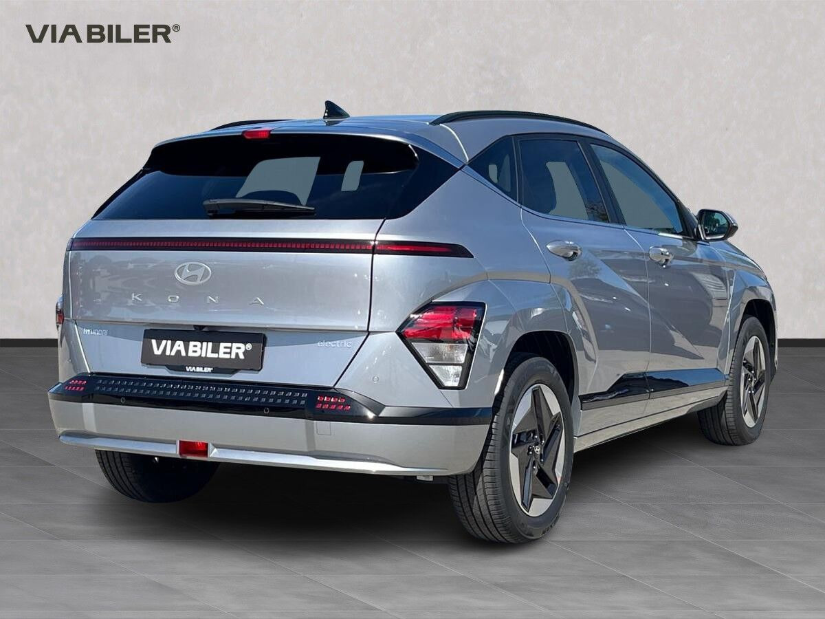 Sølv Hyundai Kona fra 2026