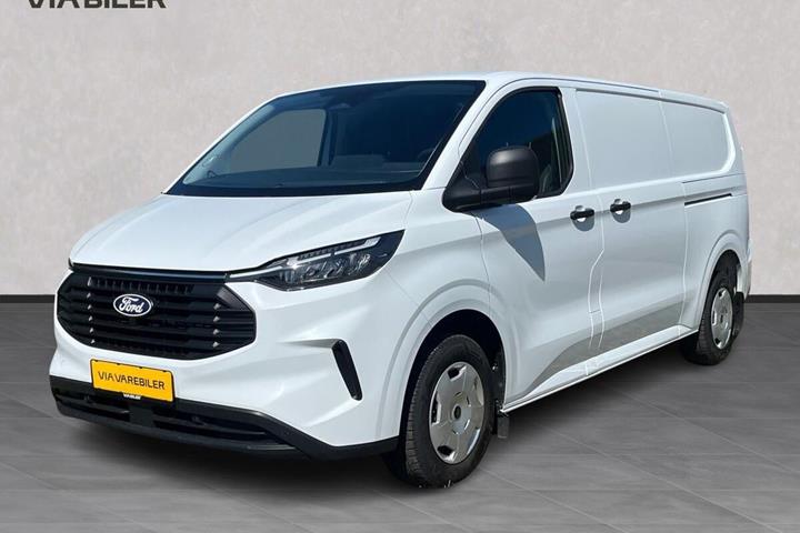 Hvid Ford Transit Custom fra 2025