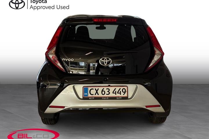 Sort Toyota Aygo fra 2021