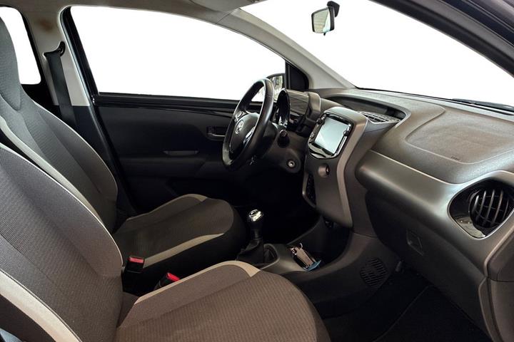 Sort Toyota Aygo fra 2021