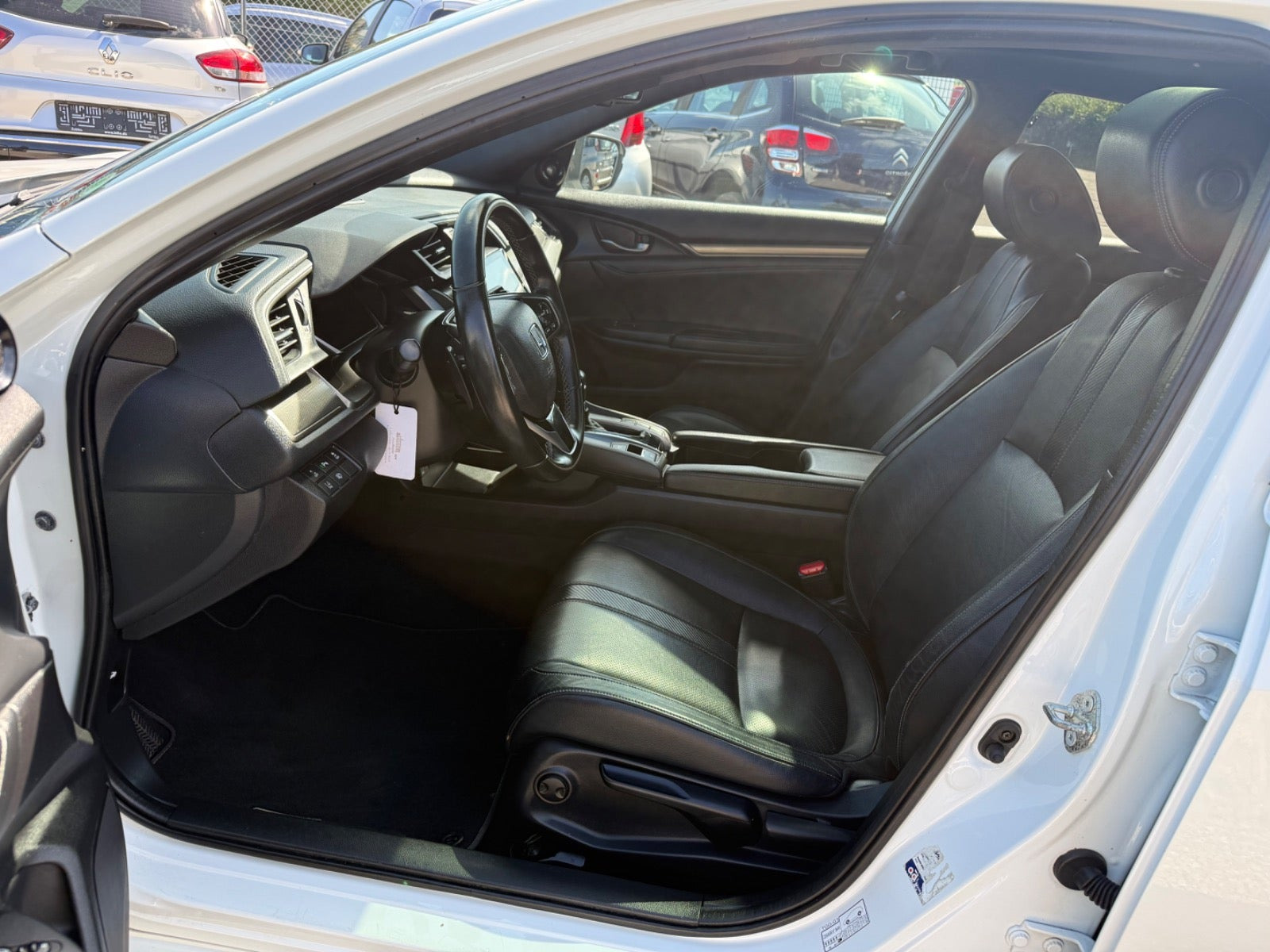 Hvid Honda Civic fra 2018