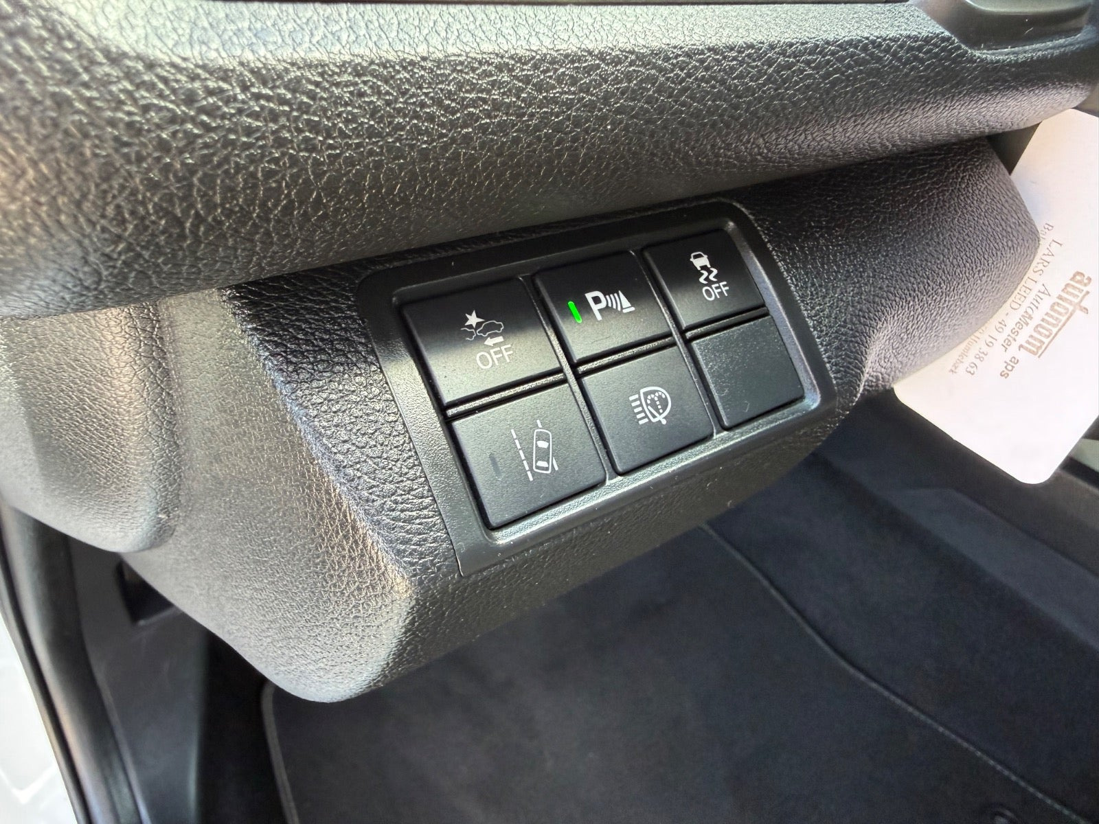 Hvid Honda Civic fra 2018
