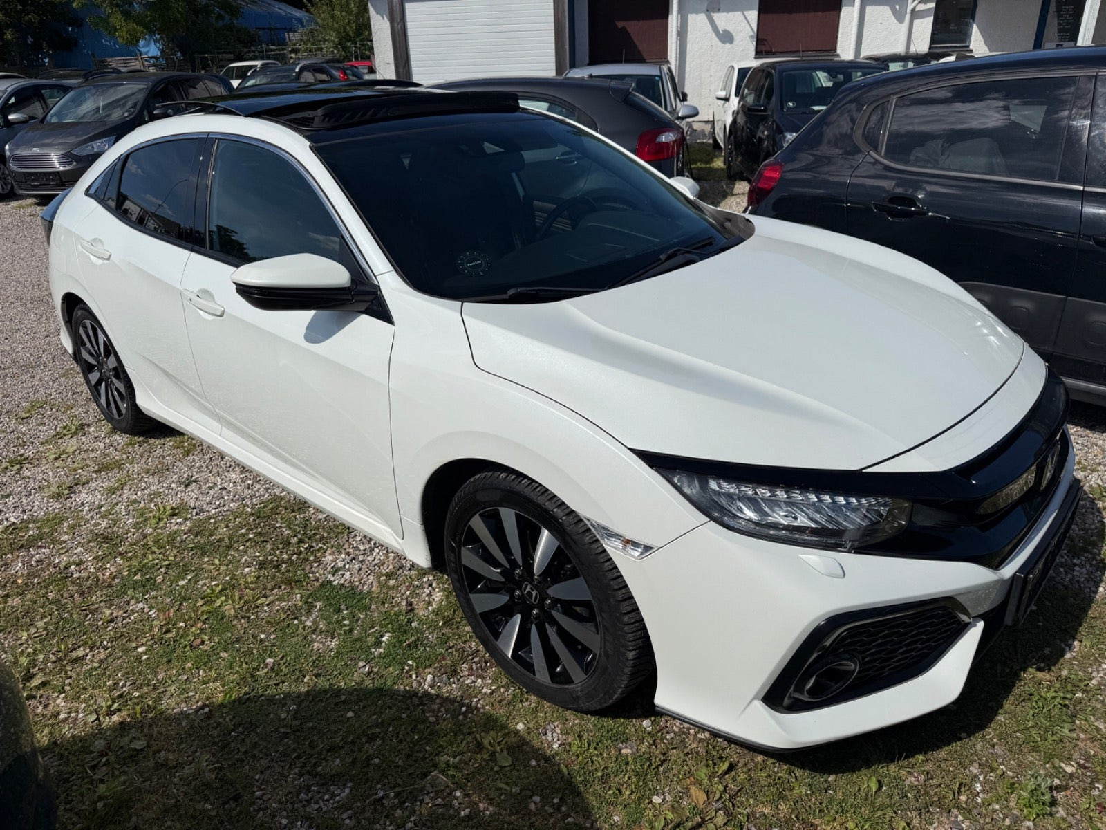 Hvid Honda Civic fra 2018