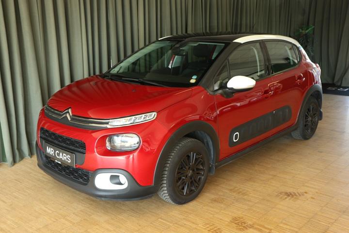 Rød Citroën C3 fra 2018