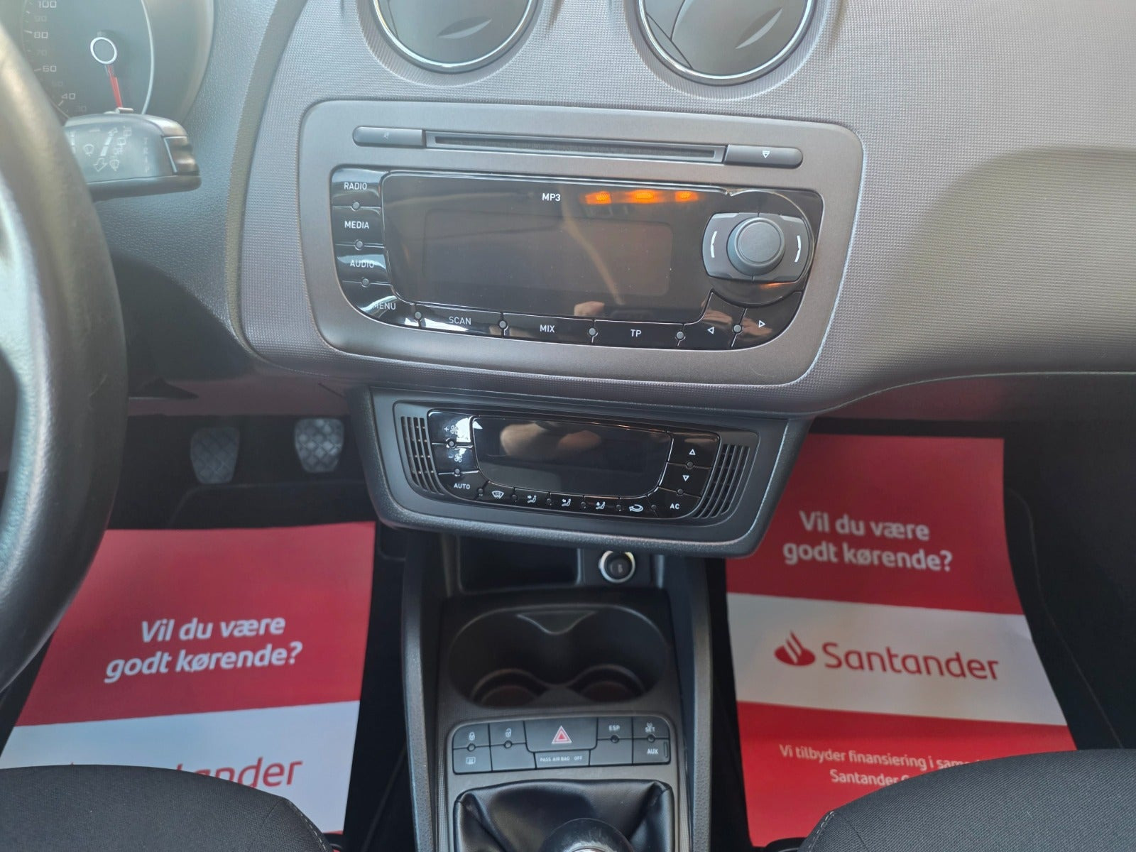 Grå Seat Ibiza fra 2012