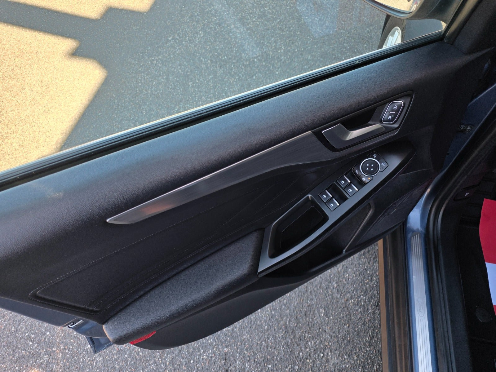 Blå Ford Focus fra 2019