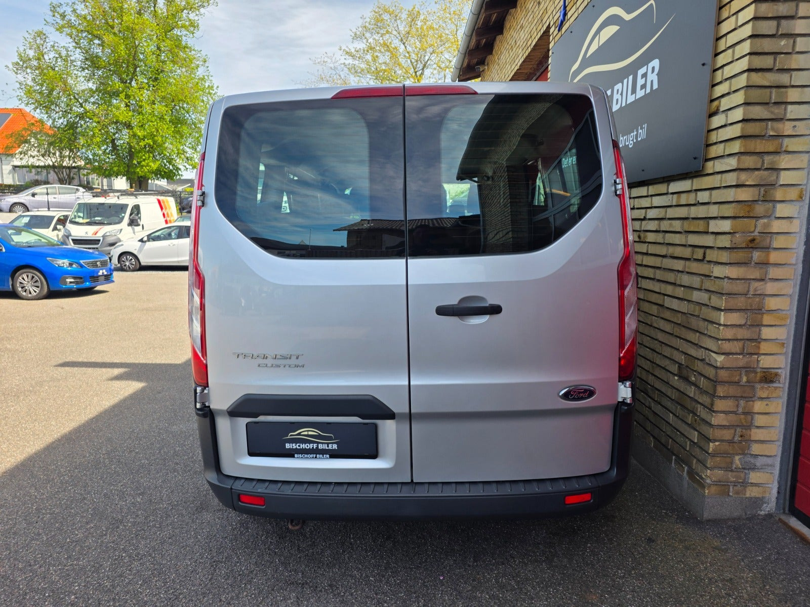 Grå Ford Transit Custom Kombi 310 L1 fra 2015