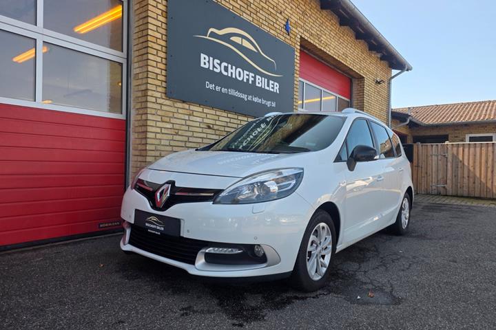 Hvid Renault Grand Scenic III fra 2014