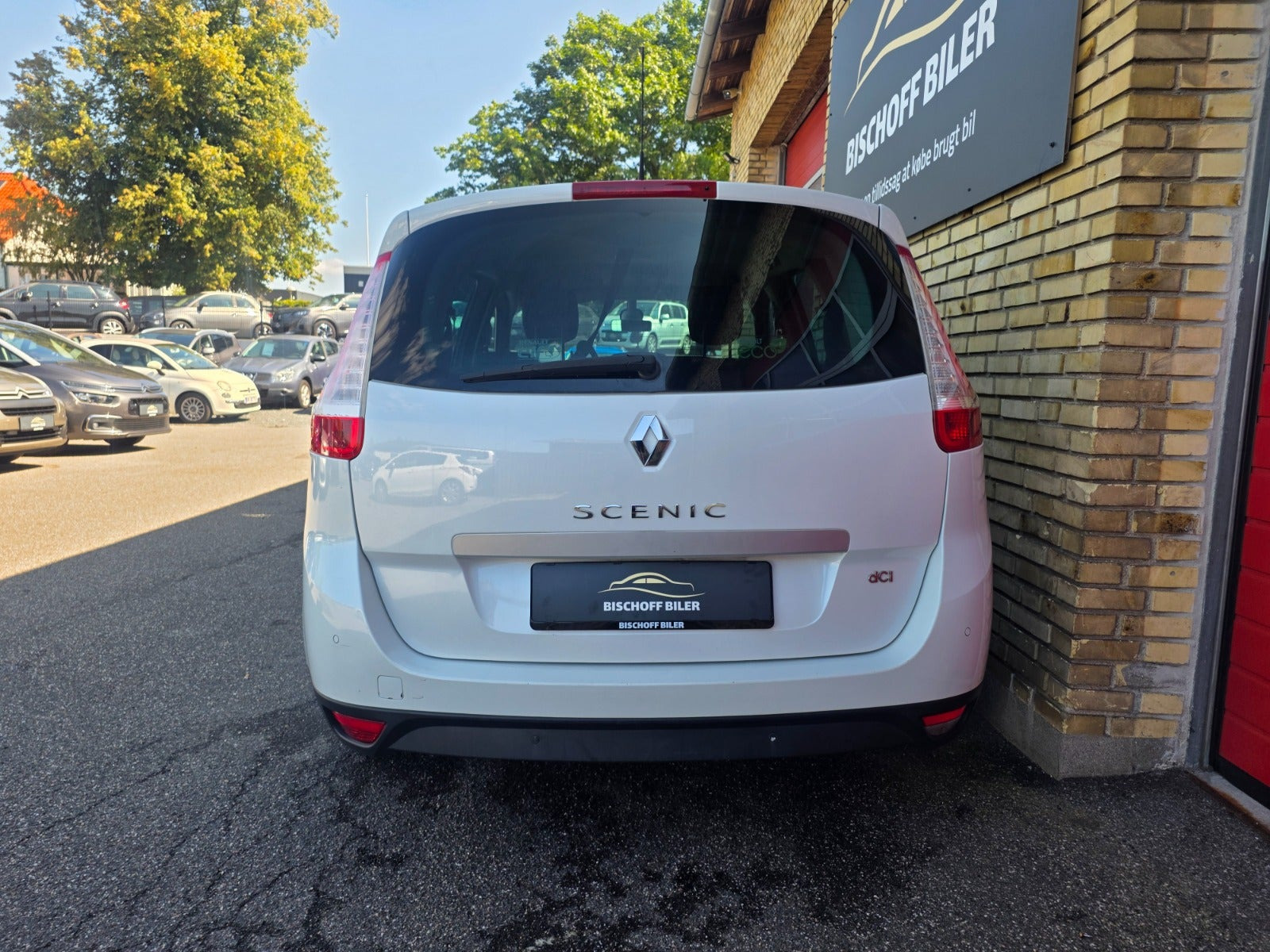 Hvid Renault Grand Scenic III fra 2014