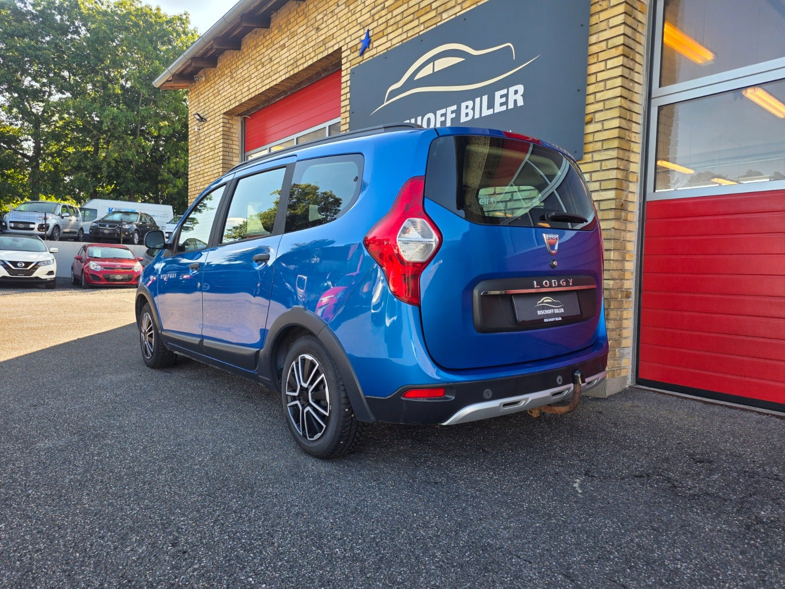 Blå Dacia Lodgy fra 2018