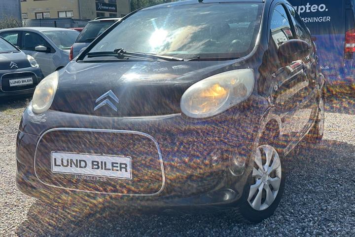 Sort Citroën C1 fra 2010 set udefra