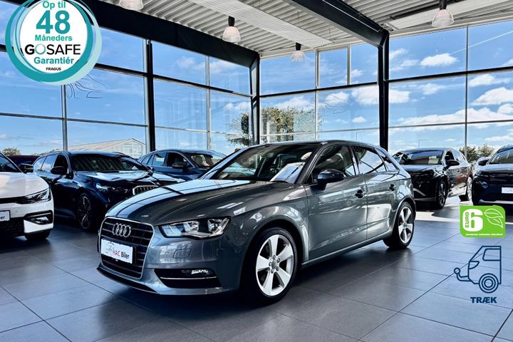 Grå Audi A3 fra 2016