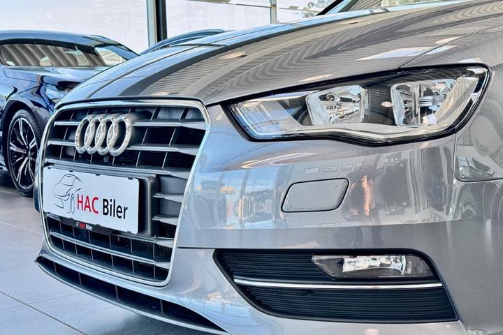 Grå Audi A3 fra 2016