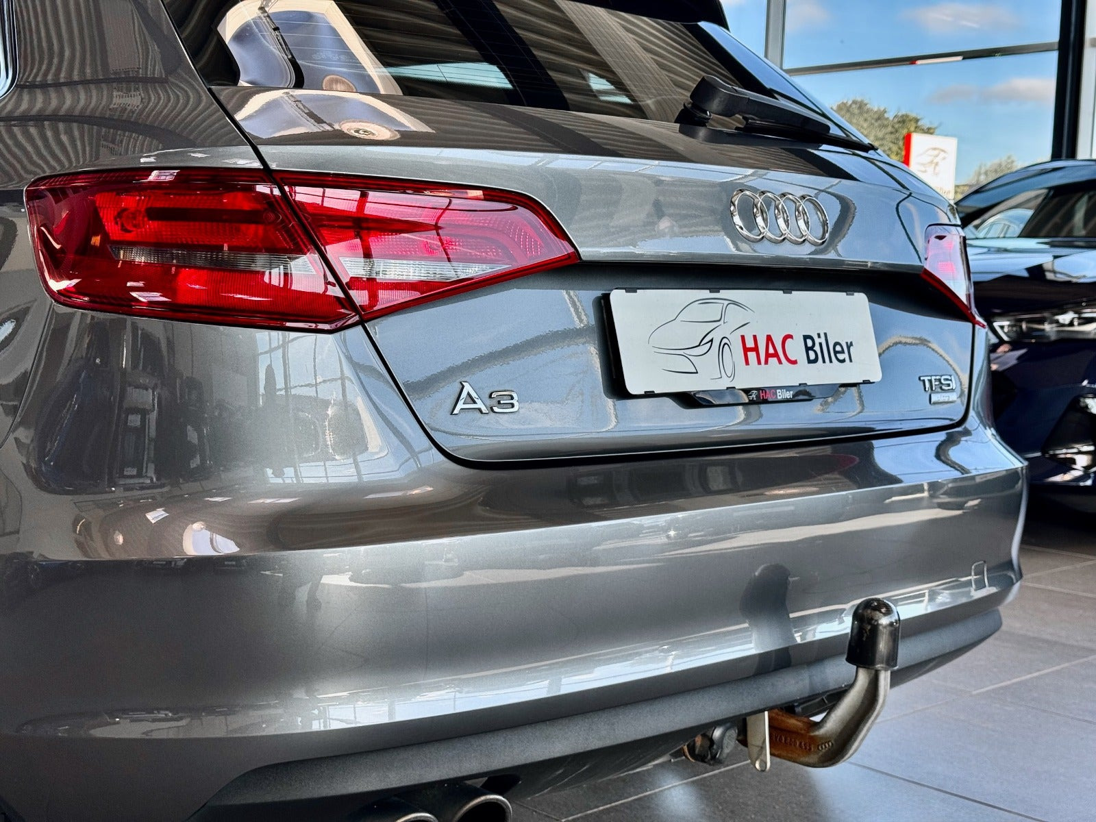 Grå Audi A3 fra 2016