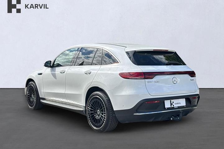 Hvid Mercedes EQC400 fra 2022