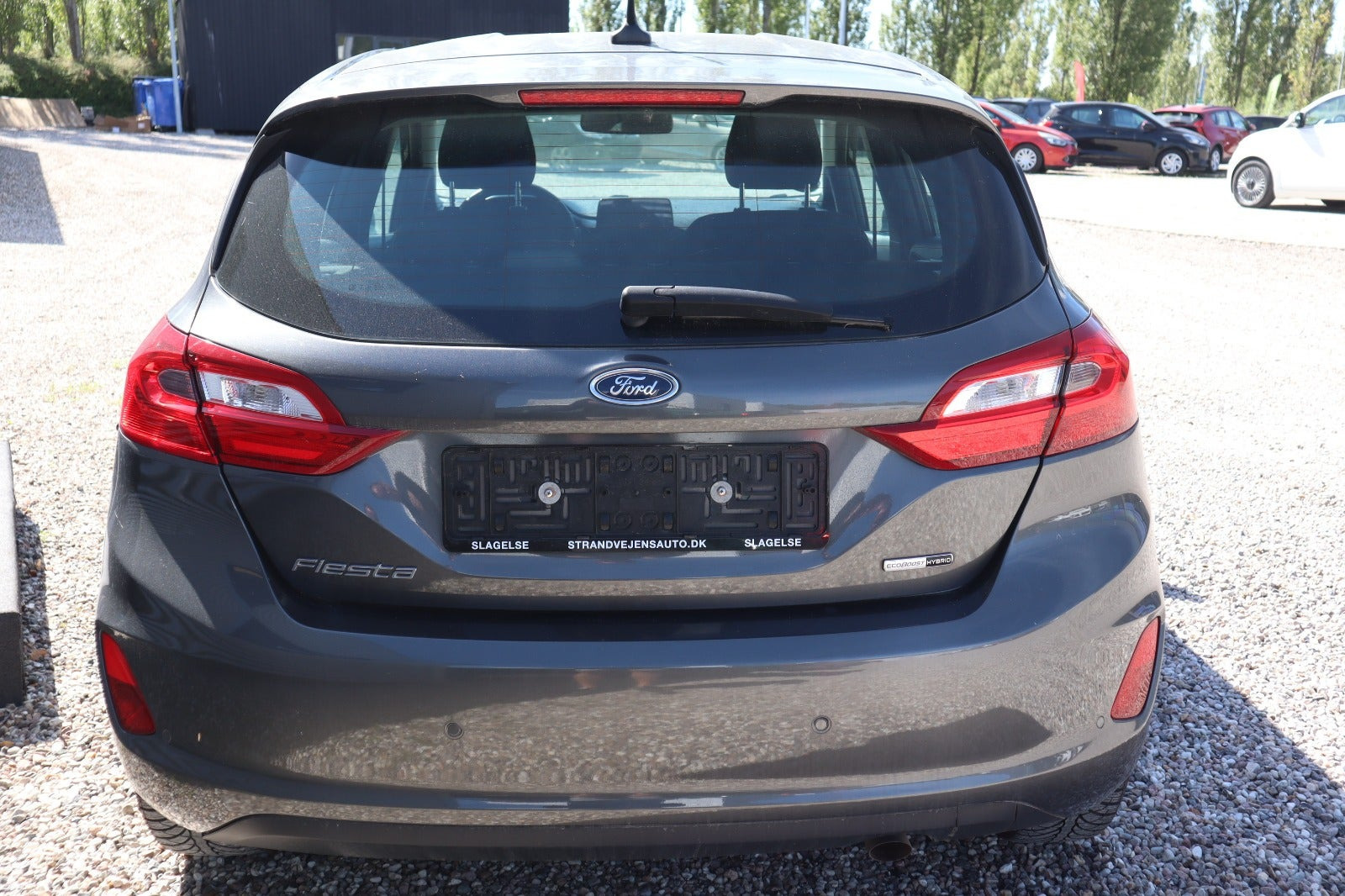 Grå Ford Fiesta fra 2021