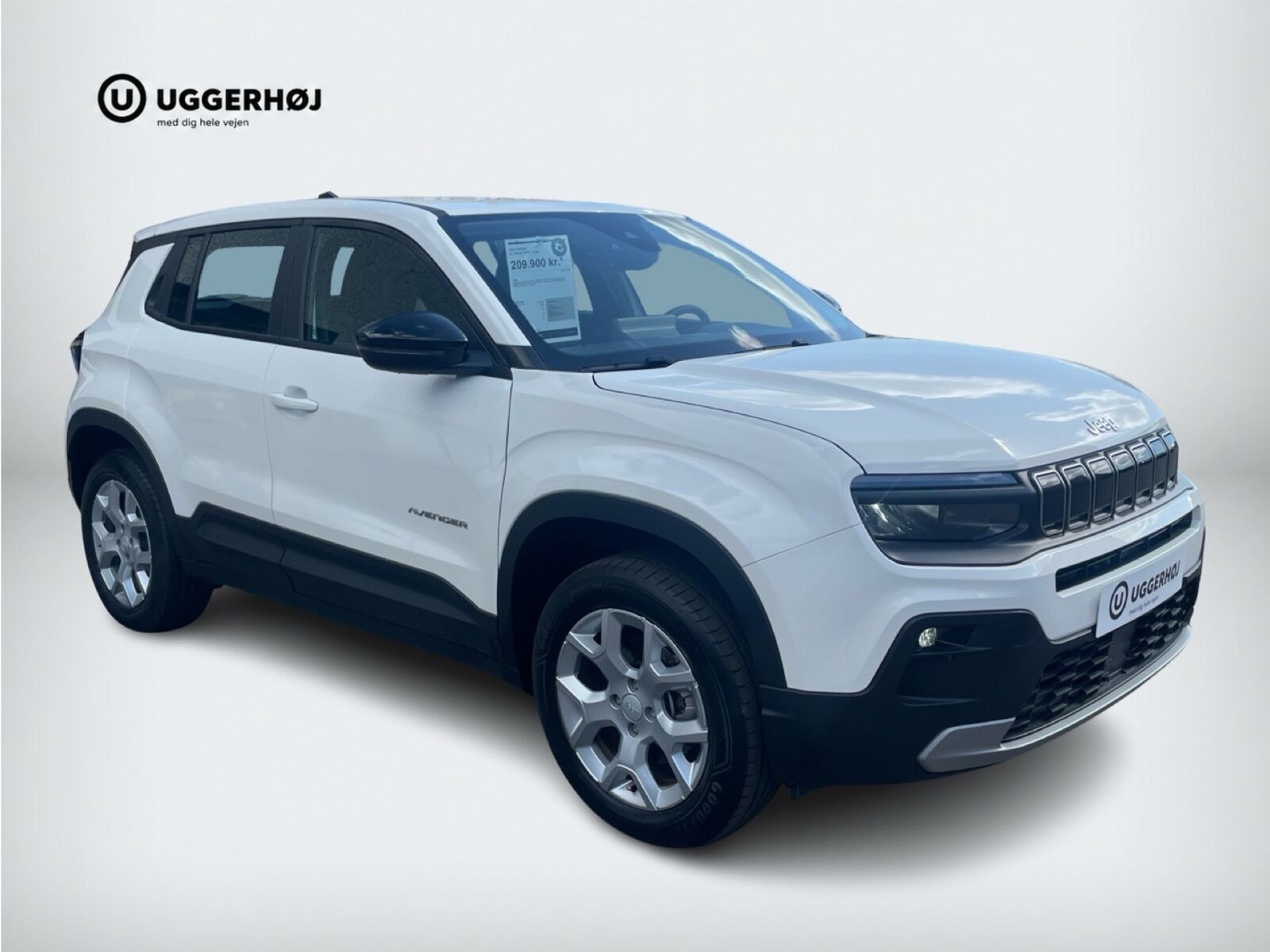 Hvid Jeep Avenger fra 2025