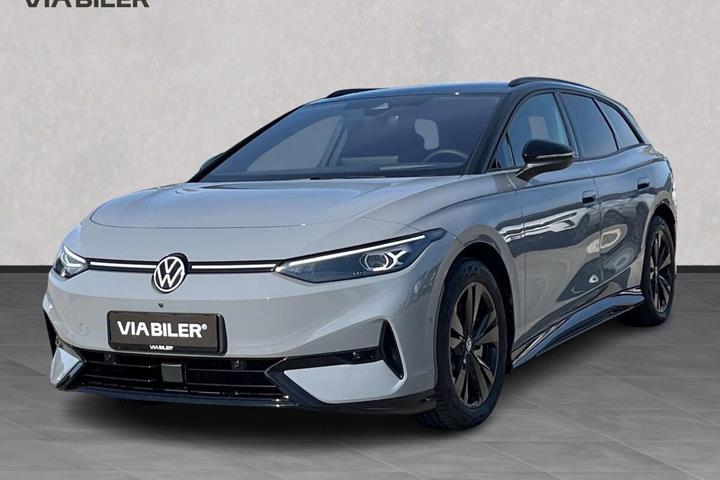 Grå VW ID.7 fra 2026 set udefra